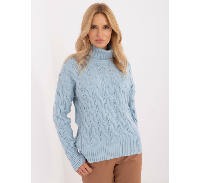 Sweter AT SW model 20463624 jasny niebieski - FPrice