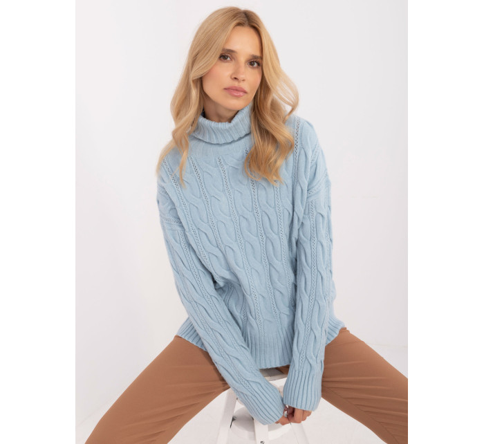 Sweter AT SW model 20463624 jasny niebieski - FPrice