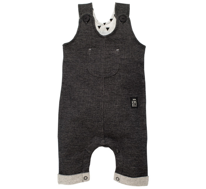 Dupačky Pinokio Happy Day Dungarees Black