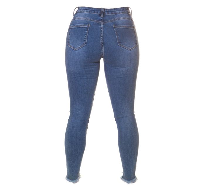 Sexy prohlášení Denim Skinny Jeans v barvě Used Look