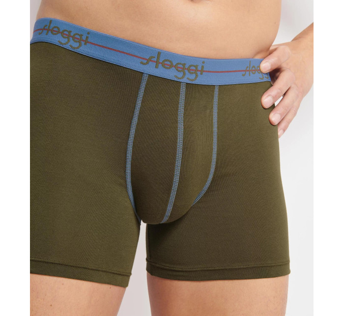 Pánské boxerky Start Short C2P box - GREEN - zelené 0031 - SLOGGI