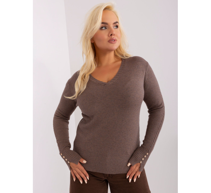 Sweter PM SW PM model 18949257 brązowy - FPrice