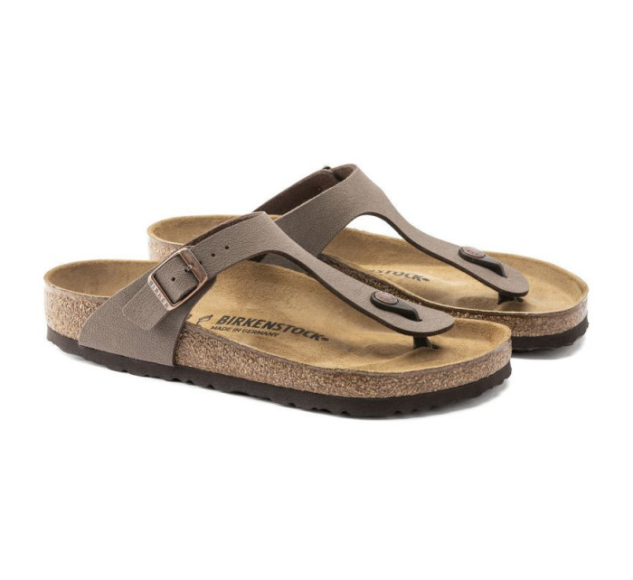 Dámské nazouváky / žabky GIZEH BS 0043753 Hnědo béžová - Birkenstock