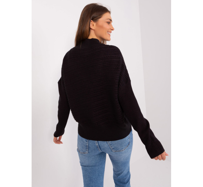 Sweter AT SW model 18884812 czarny - FPrice