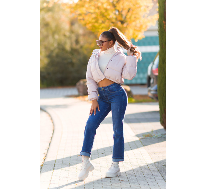 Sexy Highwaist Push up použitý vzhled flarred Jeans