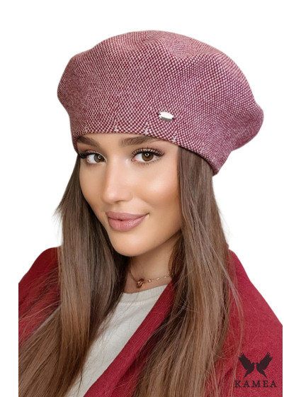 Beret model 20664223 Claret - Kamea