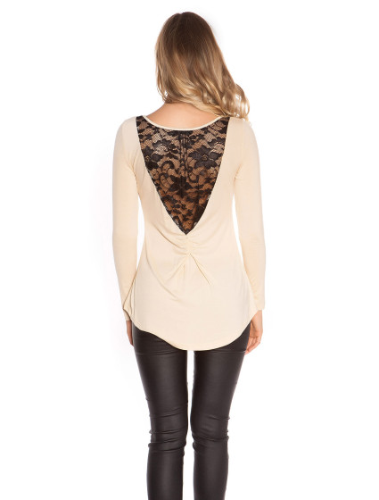 Trendy Koucla shirt with lace