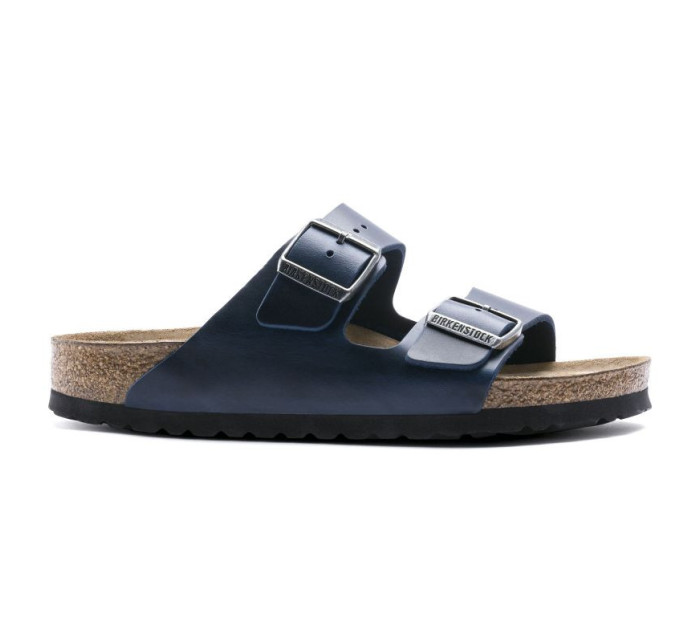 Arizona Soft bed Leather Žabky Blue   Leather model 20694266 - Birkenstock