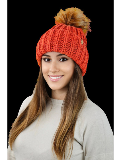 Hat model 19316949 Orange - Kamea