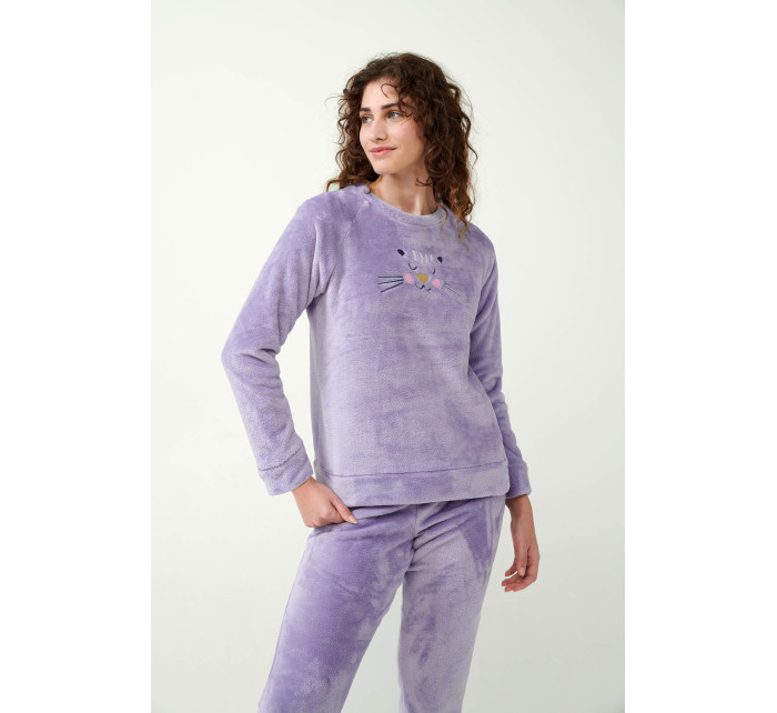 Vamp - Plyšové pyžamo Lavender Sweet Fleece 21306 - Vamp