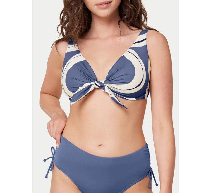 Dámská plavková podprsenka Summer Allure W - BLUE - modrobílá 0032 - TRIUMPH