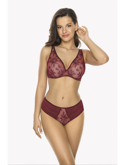 Podprsenka Jenny model 17587894 Tempting Burgundy - Gaia