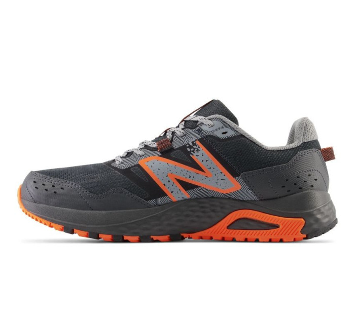 New Balance 410 pánské terénní běžecké boty sportovní šedo-oranžové tenisky (MT410LO8)