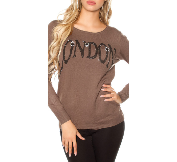 Trendy Koucla pulli LONDON s krajkou