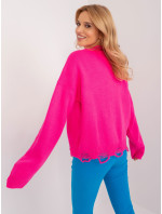 Sweter BA SW 0559.26 fluo różowy