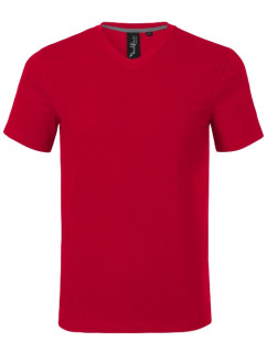 Action Vneck tričko pánské model 20642633 red - MALFINI, a.s.