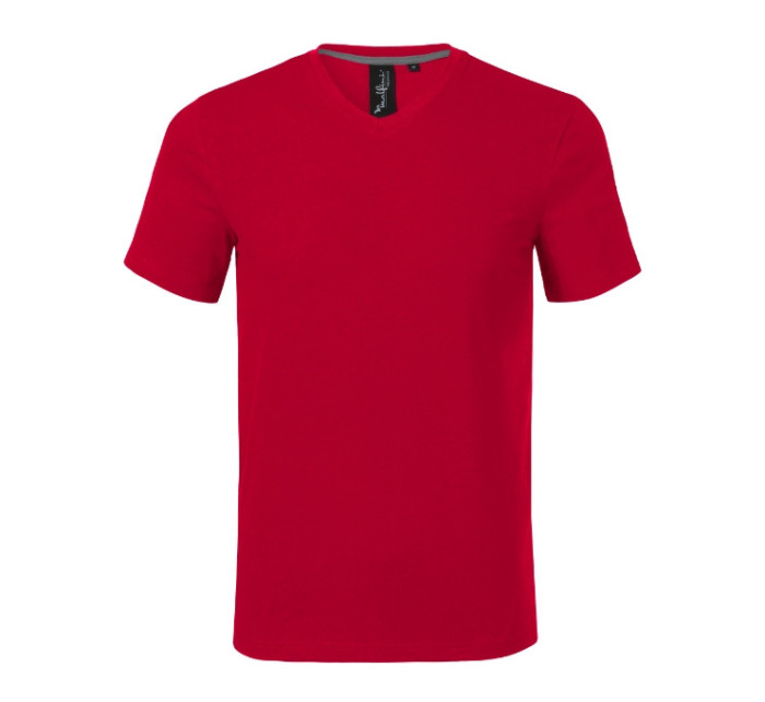 Action Vneck tričko pánské model 20642633 red - MALFINI, a.s.