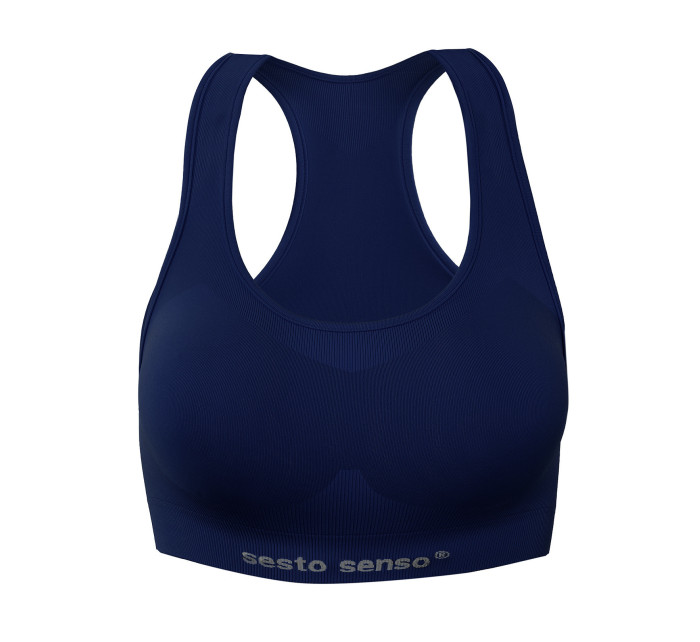 Dámský model 18332075 sportovní top Navy Blue - Sesto Senso