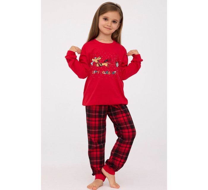 Dívčí pyžamo Cornette Kids Girl 594/174 Celebrate dł/r 86-128