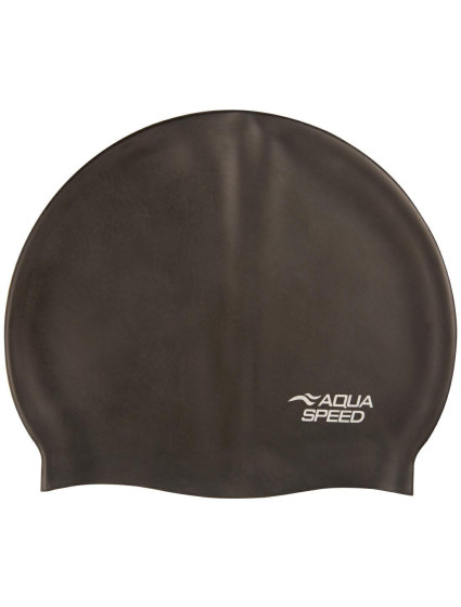 AQUA SPEED Plavecká čepice Mono Black