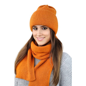 Hat&Scarf model 19142763 Orange - Kamea