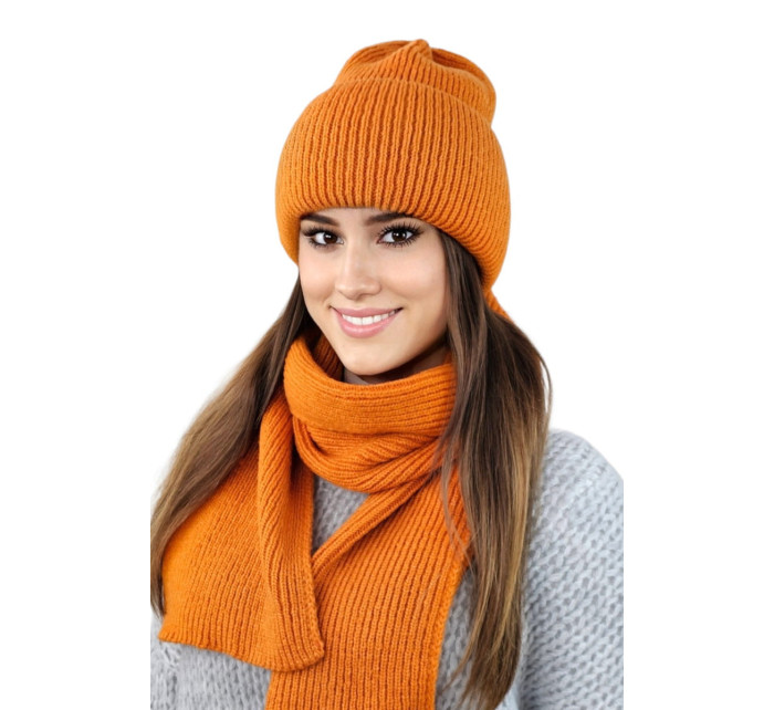 Hat&Scarf model 19142763 Orange - Kamea