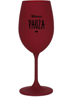 MÁMINA PAUZA - bordo sklenice na víno 350 ml