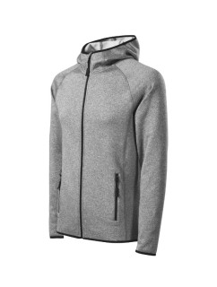 fleece pánský tmavě šedý melír model 20633354 - MALFINI, a.s.