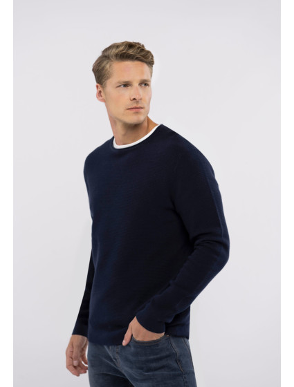 Volcano Sweater S-Brady Navy Blue