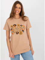 Camel dámské tričko s potiskem a nápisem