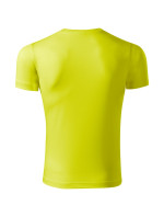 Pixel tričko unisex neon yellow