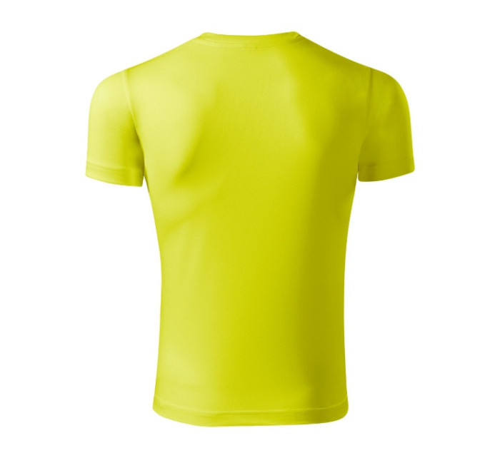 Pixel tričko unisex neon yellow