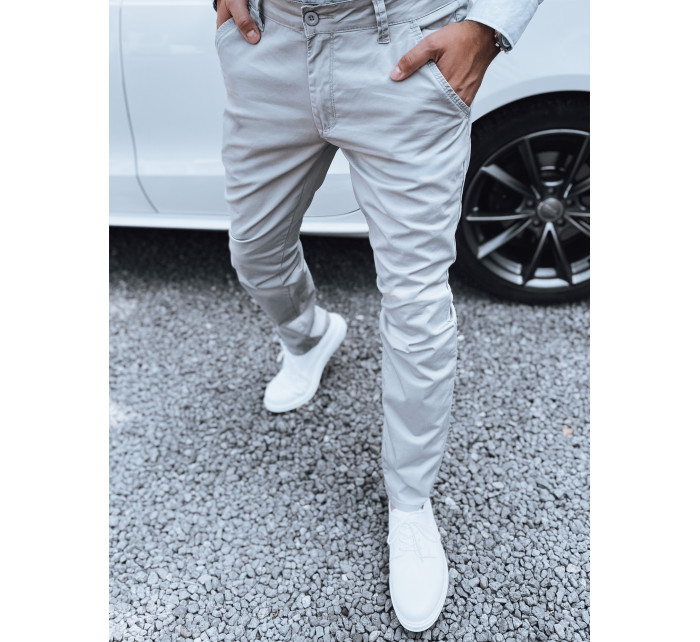 Pánské tmavě šedé chino kalhoty model 20455632 - Dstreet