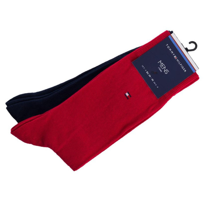 Ponožky Tommy Hilfiger 3Pack 371111 Red/Navy Blue