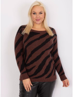 Sweter PM SW model 20193848 ciemny brązowy - FPrice