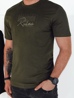 Pánské tričko s potiskem, zelené Dstreet RX5410