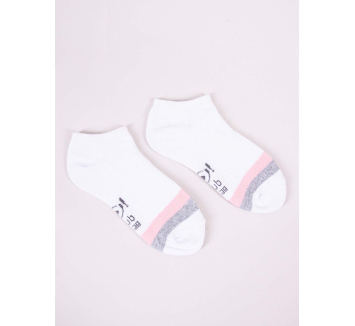 Dívčí kotníkové bavlněné ponožky Vzory Barvy 3pack model 17179263 Vícebarevné - Yoclub