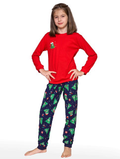 Piżama Young Girl model 20582389 Christmas Tree dł/r 134164 - Cornette