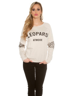 Trendy svetr KouCla "Leopard"