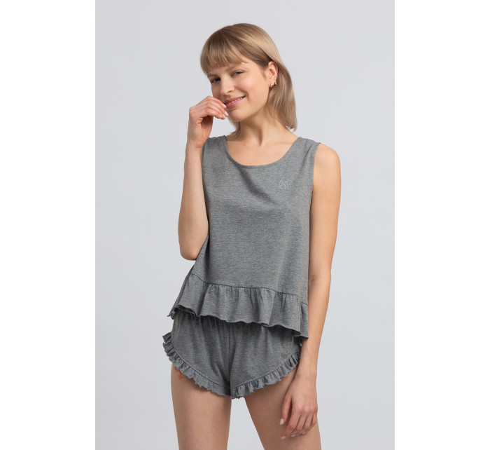 LaLupa Top LA052 Grey