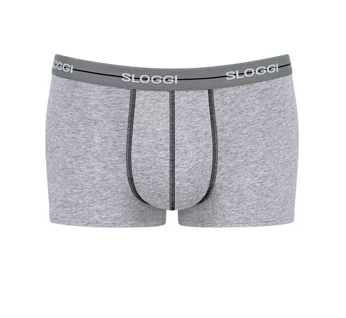 Pánské boxerky Start Hipster C2P box - GRAY - šedé M013 - SLOGGI