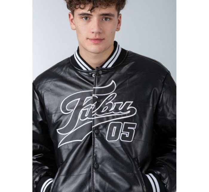 Fubu Varsity Leather Jacket M 6075111 pánské