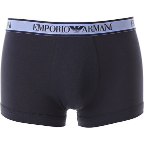 Pánské boxerky 3Pack 112131 4R717 modré - Emporio Armani