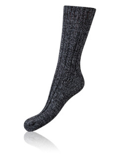 Zimní unisex ponožky model 18863065 STYLE SOCKS   černá - Bellinda