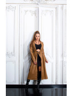 Sexy model 19620535 Leather Coat with Belt - Style fashion