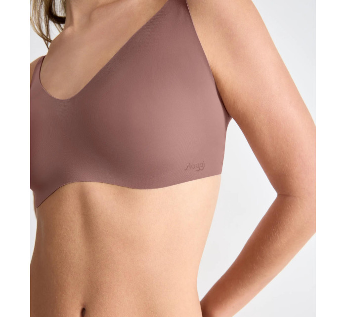 Dámská podprsenka ZERO Microfibre 2.0 Bralette - CACAO - kakaová 1141 - SLOGGI