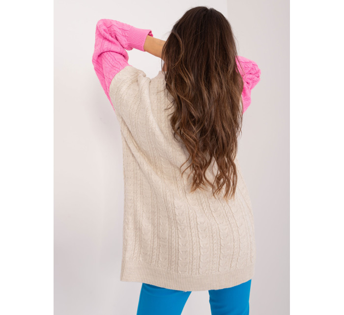 Sweter BA SW 0549.32 różowy