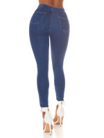 Sexy skinny džíny s vysokým pasem a detaily kapes