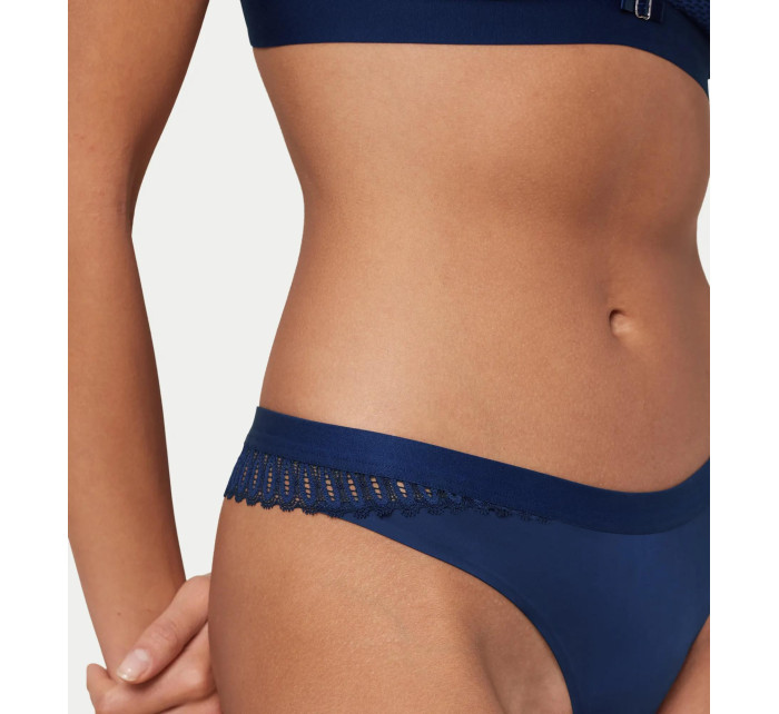 Dámská tanga Aura Spotlight T High Leg string - BLUE - TRIUMPH BLUE - TRIUMPH