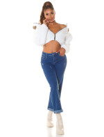 Sexy used look push up flarred jeans